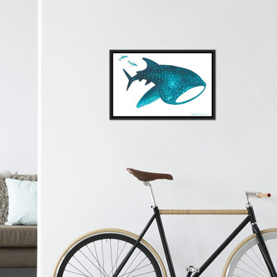 " Whale Shark And Fishes "