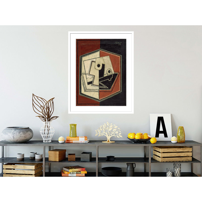 «Glass and Tube» par Pablo Picasso, impression giclée sur cadre, H 16,41 po x l 13,75 po