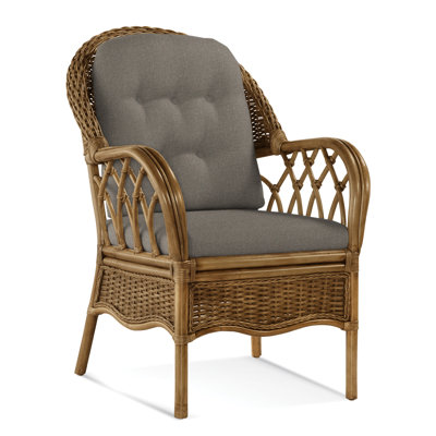 Chaise avec accoudoirs rembourrée Everglade