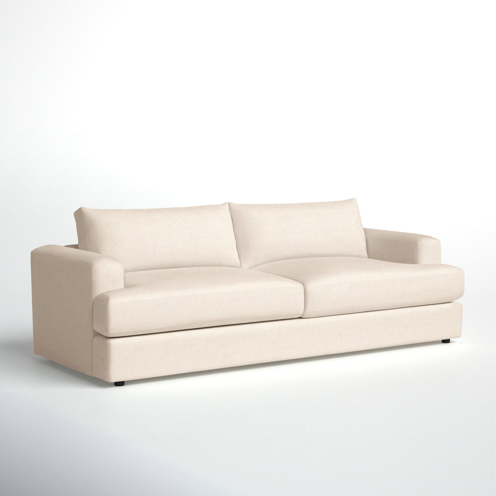 Cayden 96'' Upholstered Sofa, Bayou Natural Canvas