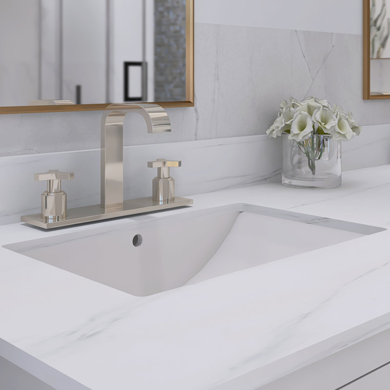 Taleka 72.59'' Double Bathroom Vanity with Engineered Stone Top