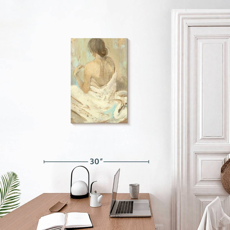Leisha Abstract Figure Study II, 24" H x 16" W