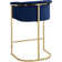 Hani Upholstered Counter Stool with Metal Frame