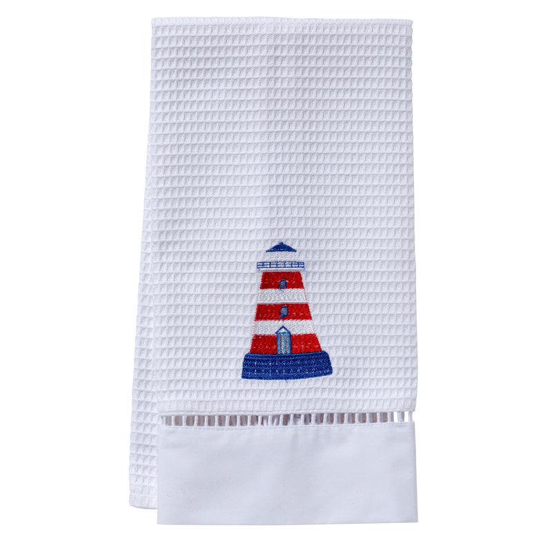 Lighthouse Cotton Ultra Light Waffle Hand Towel