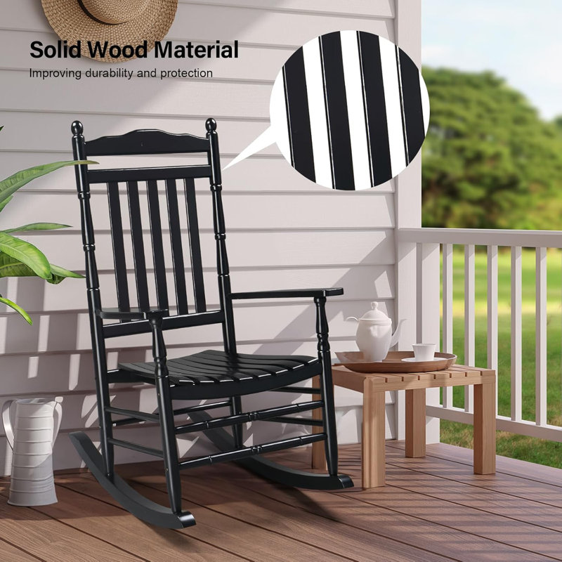 Wood Rocking Chair Outdoor