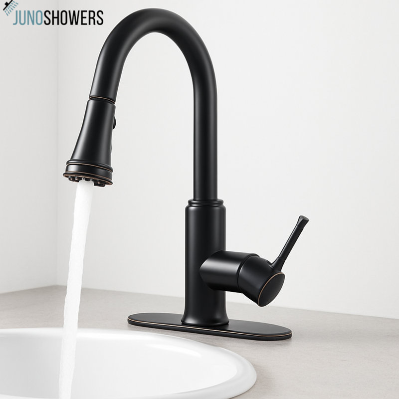 Robinet de meuble-lavabo moderne avec conception épurée et valve à disque en céramique anti-goutte