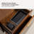 Boneva Mid-century Modern 18''W 2-Drawer End Table with Hidden Drawer and Charging Station-90988720