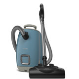 Miele Guard L1 Bagged Canister Vacuum Cleaner with AirClean Filter, Electro Plus Floorhead, AllTeQ Universal Floorhead, LED Display Panel, in Nordic Blue/Space Grey