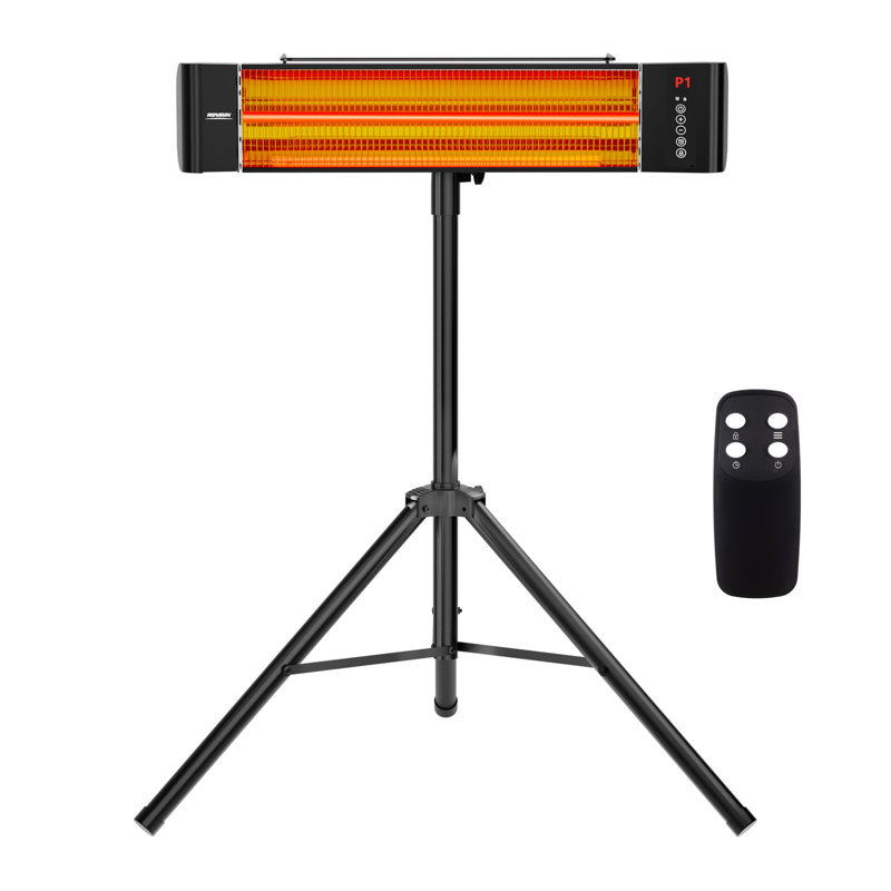 1500-Watt Indoor/Outdoor Electric Heater With Remote Control