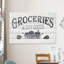 « Dry Goods », art textuel sur bois sans cadre-62732190