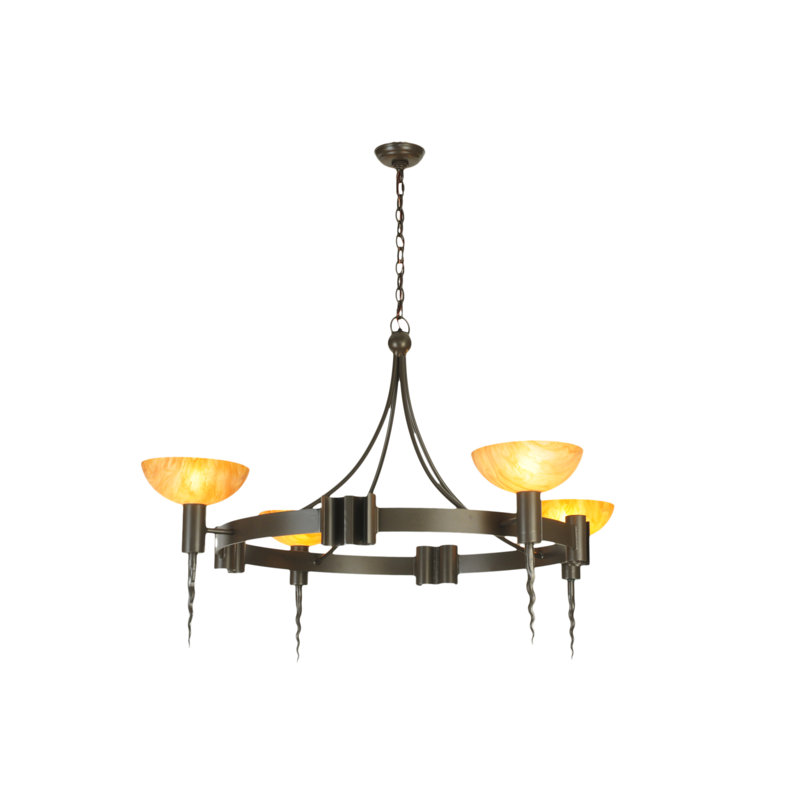 Winkel 4 - Light Glass Chandelier