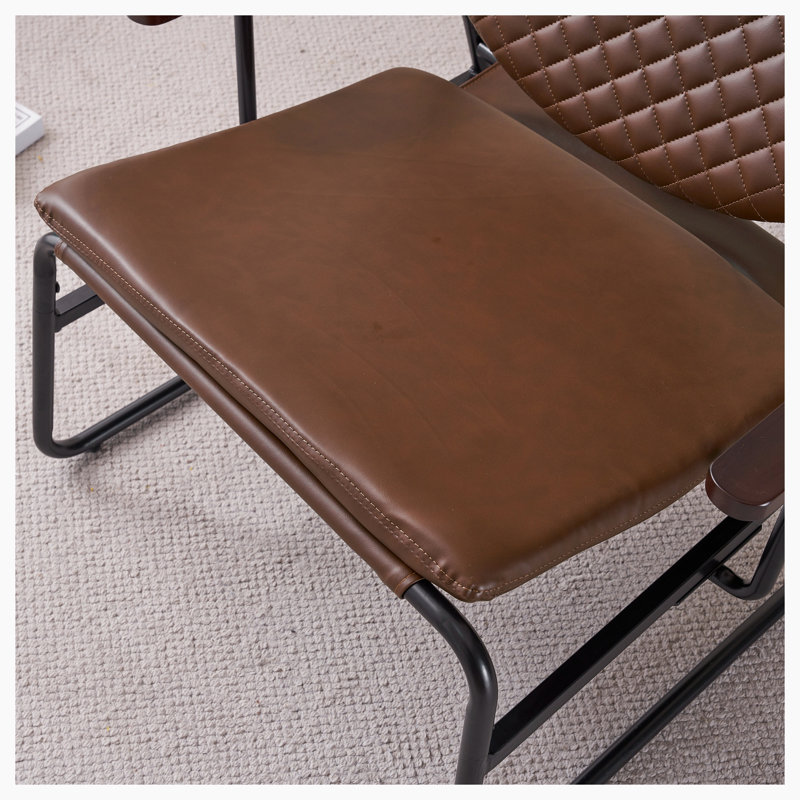 Terence 30.91'' Wide Armchair, Dark Brown