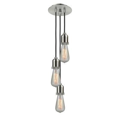 Luminaire suspendu pour grappe 3 lumières Webber
