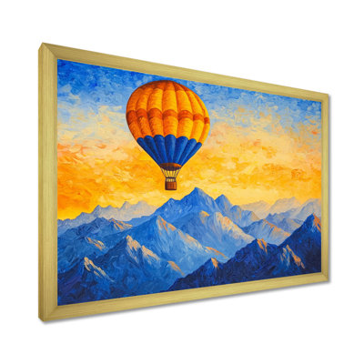 Montgolfière au-dessus de Saint Jean Sur Richelieu, Québec - montgolfière, salon d'art mural