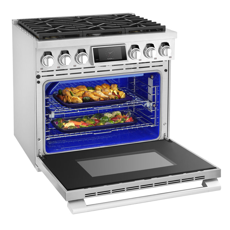36-Inch Gas Pro Range With 6 Burners