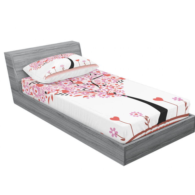 Microfiber Sheet Set, Twin XL Sheet Set with Fitted Sheet