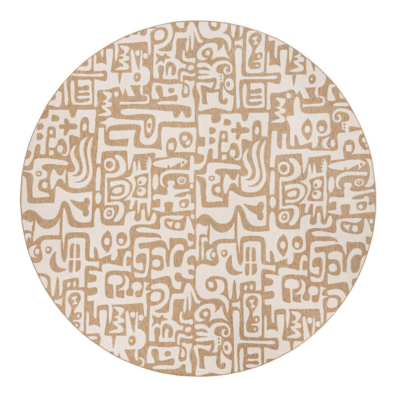 Lyric Hower Indoor/Outdoor Area Rug, Round 12'