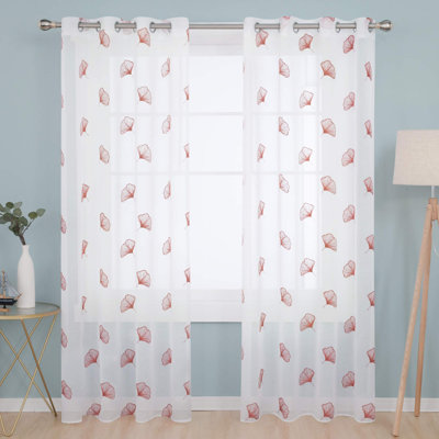 Mahoney Semi Sheer Curtain Pair