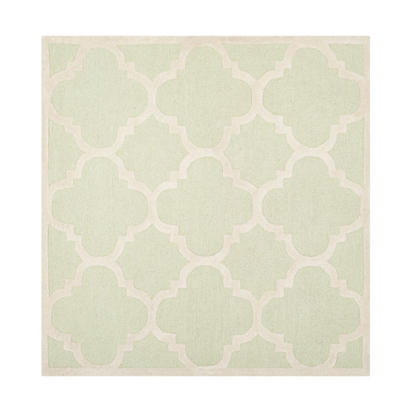Cannen Hand Tufted Wool Geometric Rug, Runner 2'6" x 8'