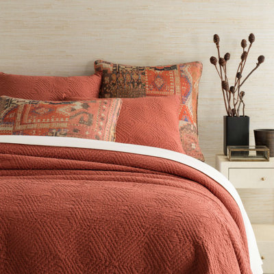 Kerala Cotton Coverlet Set