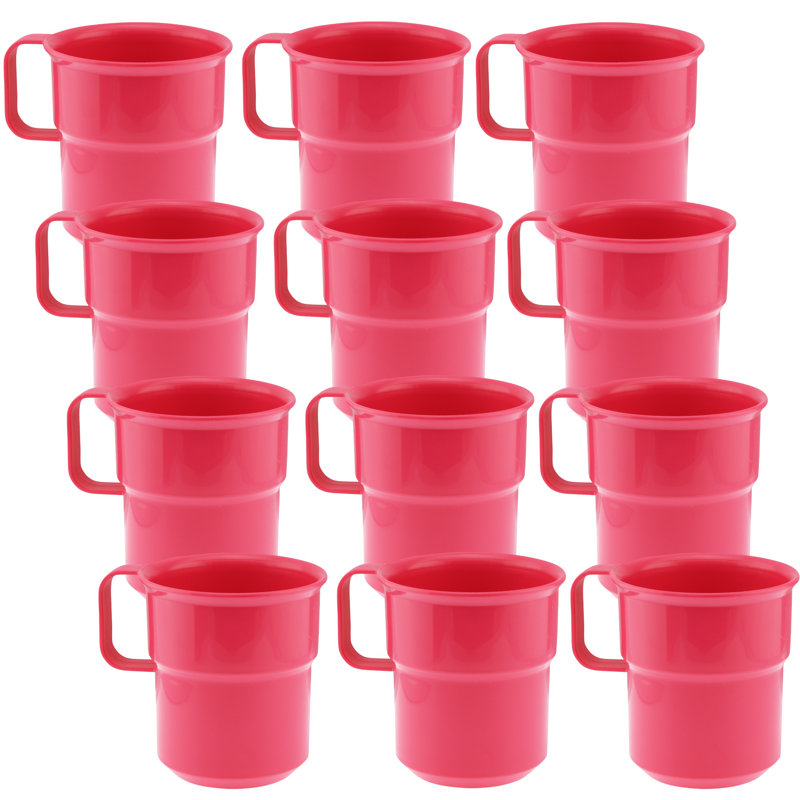 Break-Resistant Coffee Mug, 12, Pink