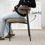 Chaise rembourrée avec pieds en métal-876850810