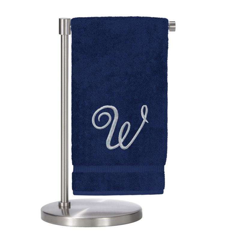 Super Plush Bath Towel, Navy/Silver, W