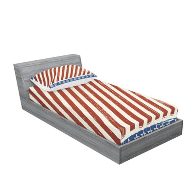 Microfiber Striped Sheet Set