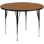 Table ronde mobile en stratifié Goddard-12526355-12526358