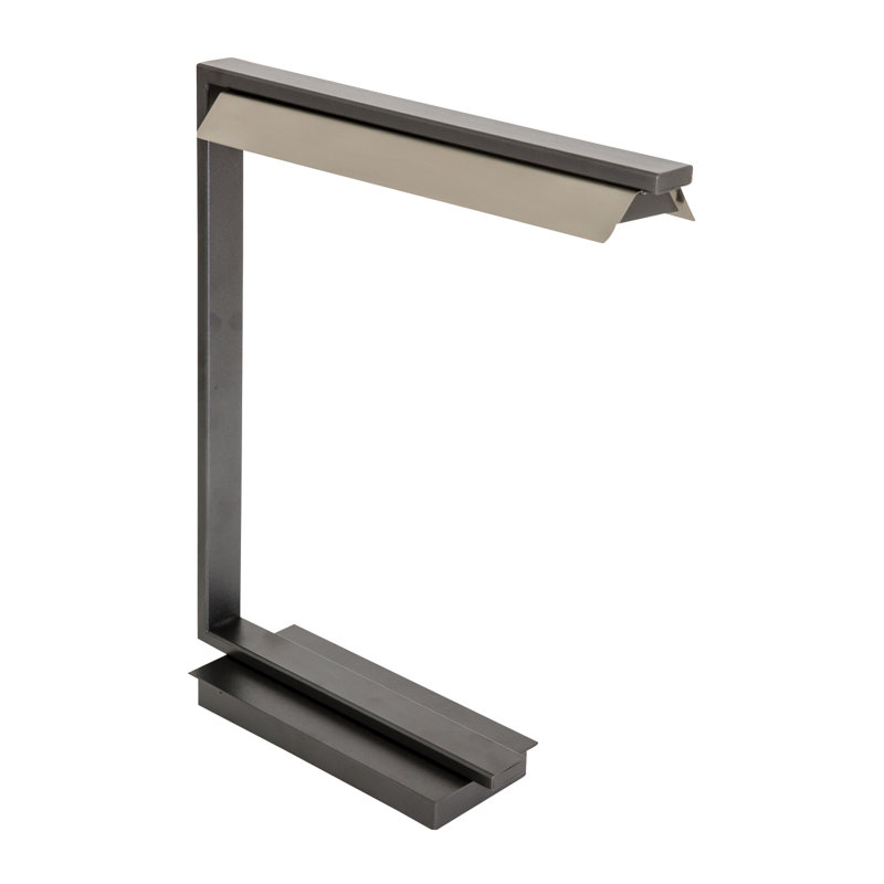 Lampe de bureau 19 po Jay, Granit, Nickel poli