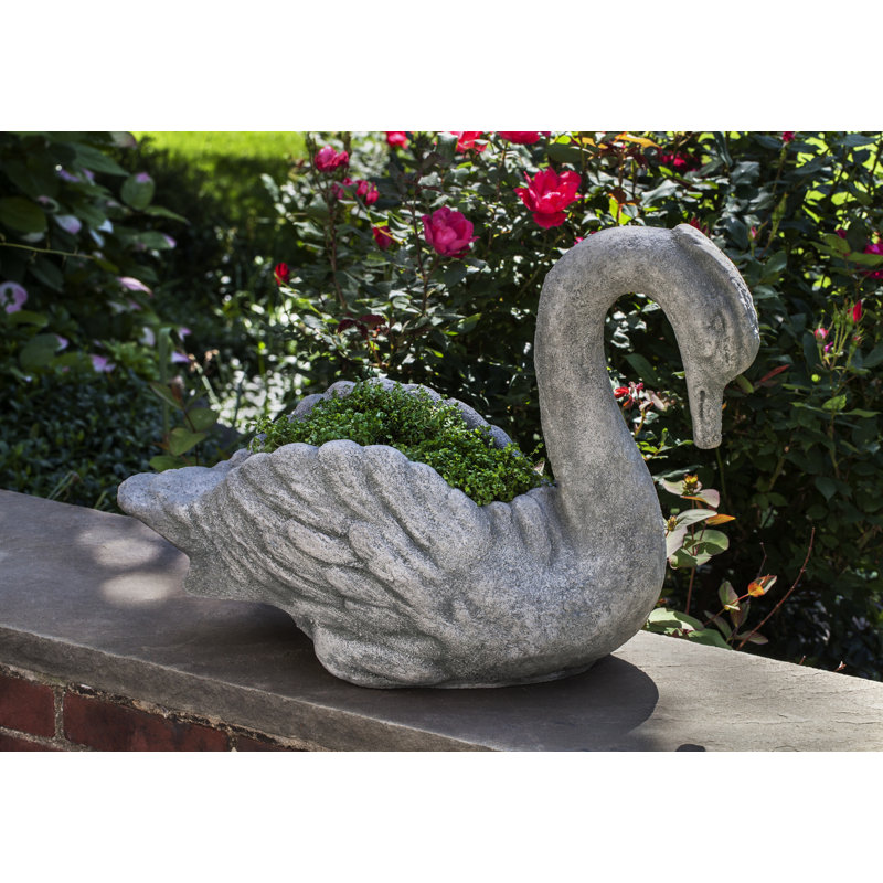 Newport Mansions Handmade Planter, Aged Limestone