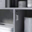 Armoire de rangement au-dessus de la toilette avec tablettes réglables et support de toilette Kleankin