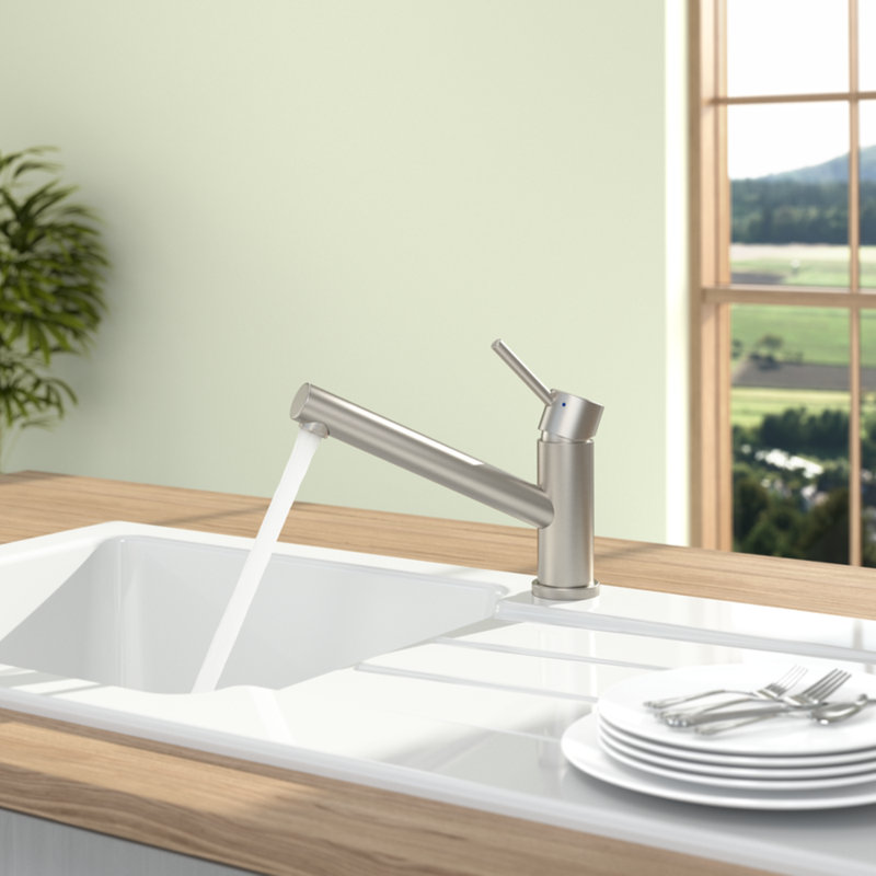 Como Single Handle Deck Mounted Monobloc Mixer Tap