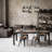 25"W 5-Light Oliver Metal and Glass Chandelier