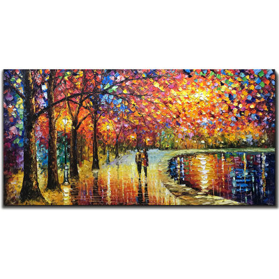 Spirit par The Lake - peinture tendue sur toile tendue - acrylique