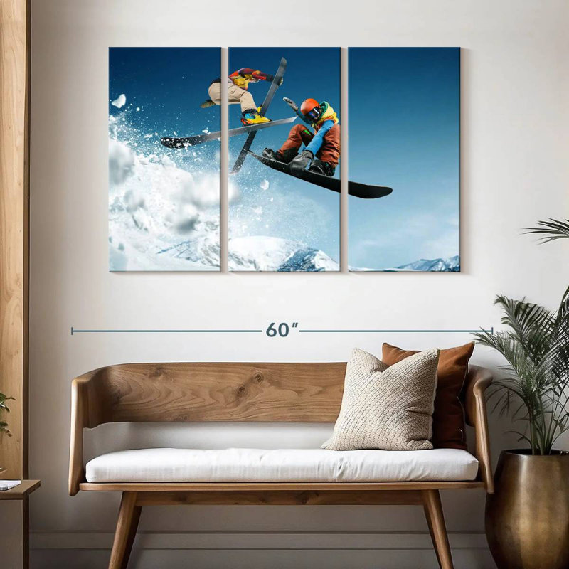 Sirci ski et planche à neige, H 32 po x l 50 po