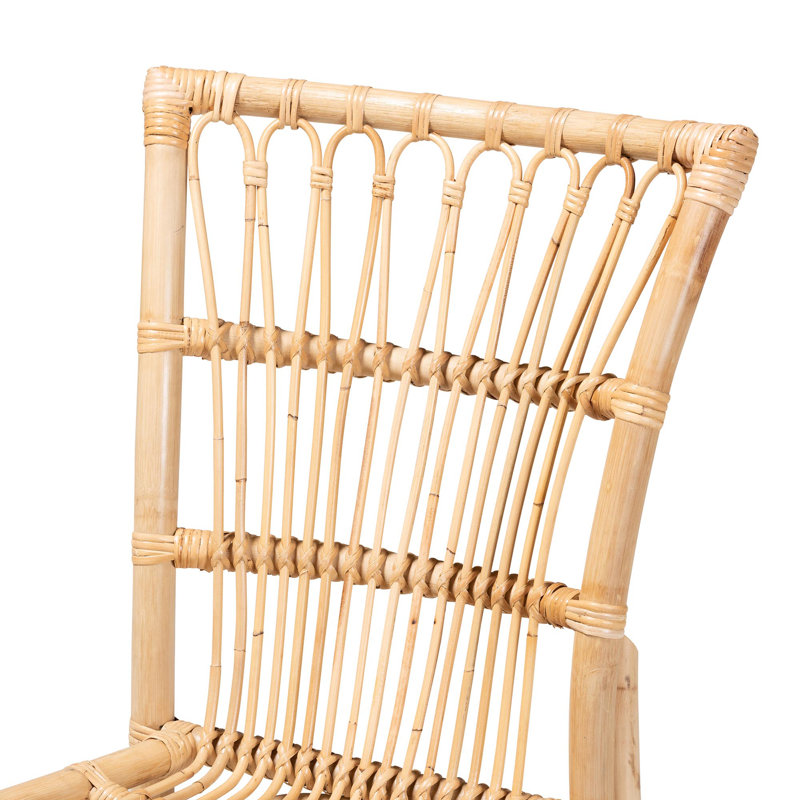 Modern Bohemian Rattan Dining Chair