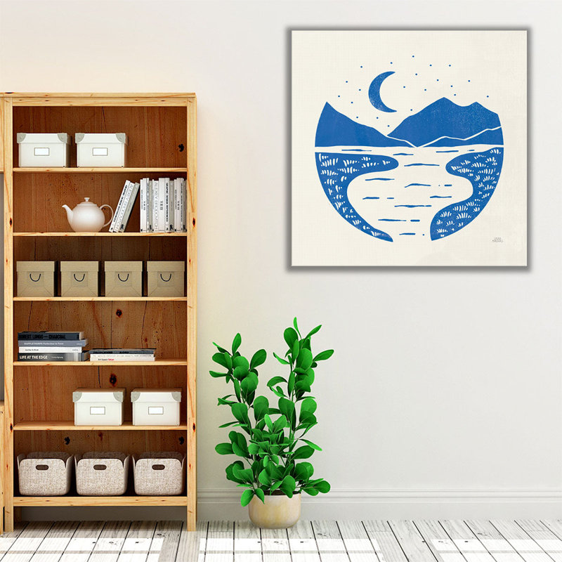 «On the Horizon II», reproduction d'art sur toile, H 20 po x l 20 po