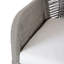 Vincente Wood Outdoor Dining Armchair with Cushion