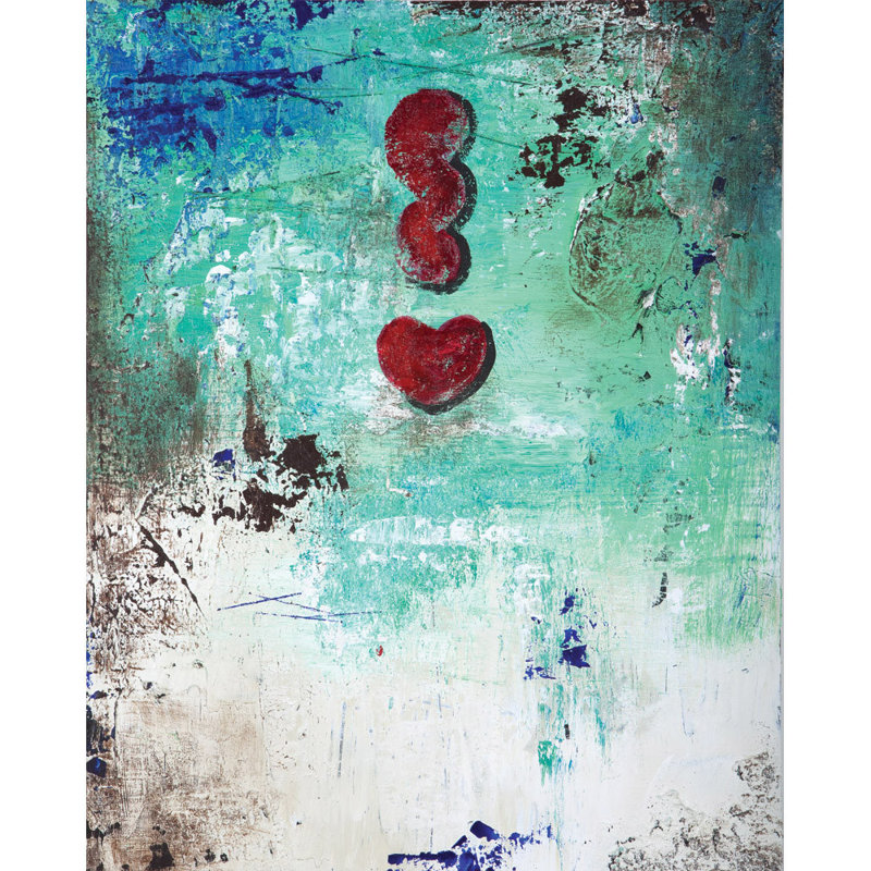 Love Cloud: Period by Rodney White - Wrapped Canvas Painting, 102 cm H x 81 cm W x 4 cm D