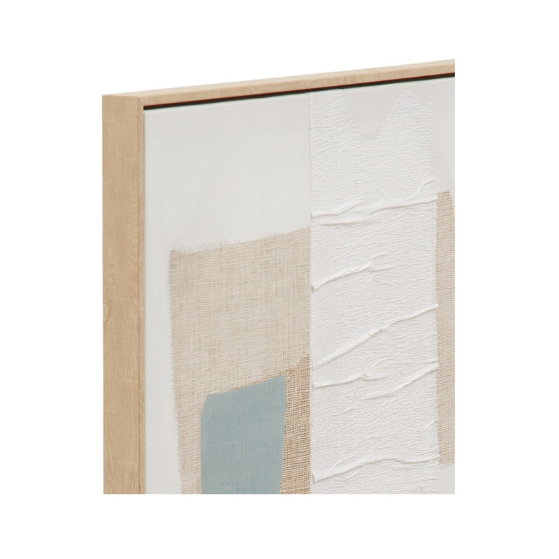 Toile encadrée à géométrie douce