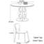Table ronde de style simple-1970107116
