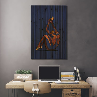 «Stretch My Hands To Thee I On Wood» par NoelleRx Print