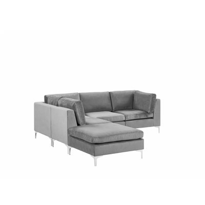 Liz 4 Seater Velvet Corner Sofa 