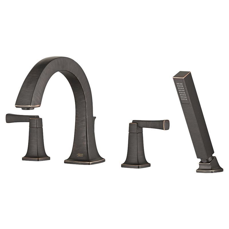 American Standard Townsend Roman Bathtub Faucet with Hand Shower, Legacy Bronze