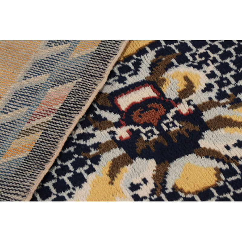 One-of-a-Kind 4’10”x6’9” Hand Knotted Area Rug