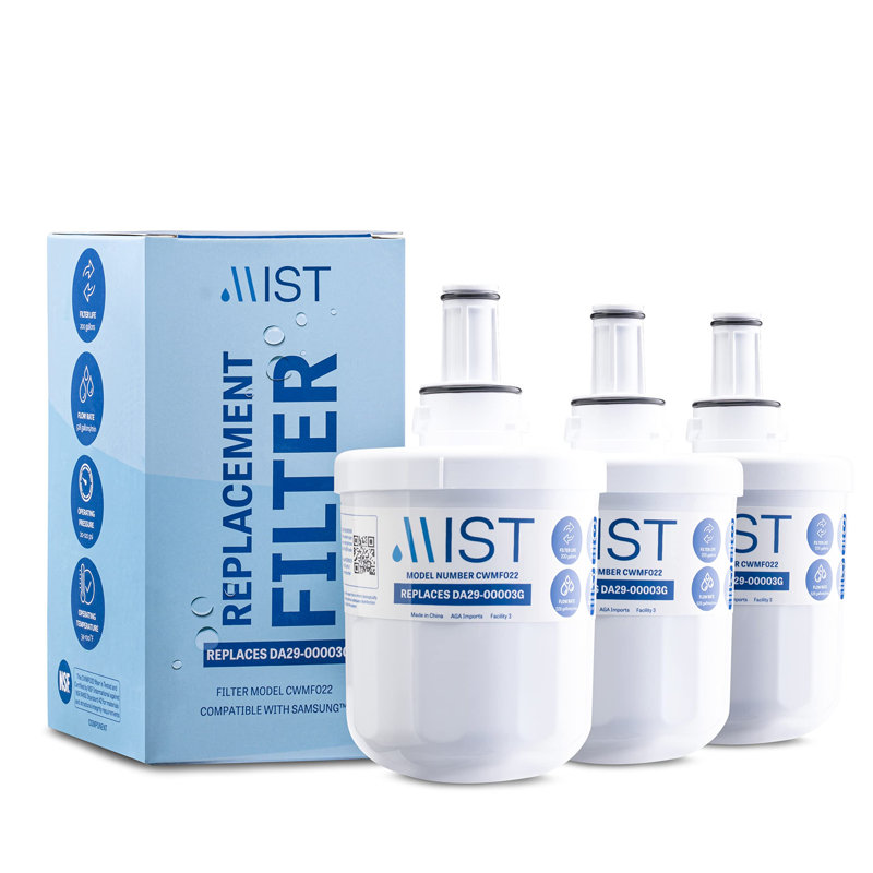 Mist DA29-00003G Replacement Refrigerator Water Filter Compatible with Samsung Aqua-Pure Plus