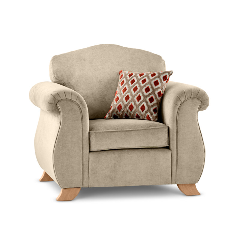 Aadvik Upholstered Armchair, Mink