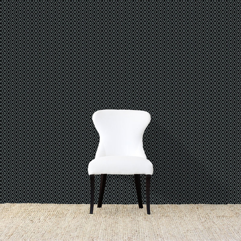 Haze Geometric Wallpaper, Gray/White