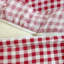 Ensemble de housse de couette à volants Gingham, ensemble de housse d'édredon à carreaux en microfibre prélavée-126276596-126276603